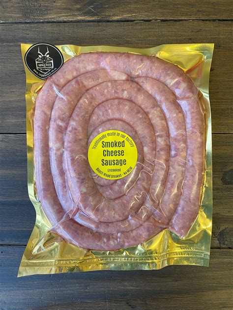 Smoked Cheese Sausage (400g) – Impala Vleis Brits™