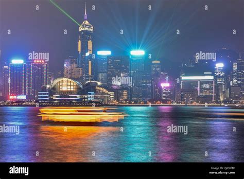 Hong Kong harbour view Stock Photo - Alamy