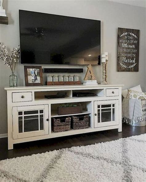 17 Farmhouse TV Stand Ideas as Functional as They are Stunning to Look at!