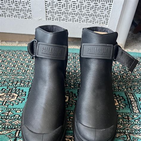 Palladium Men's Black Boots | Depop