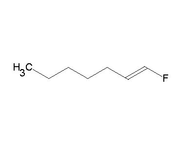 (1E)-1-fluoro-1-heptene - C7H13F, density, melting point, boiling point, structural formula ...