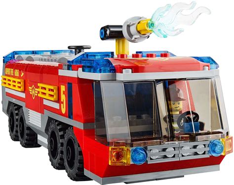 Airport Fire Truck LEGO Set | City - Netbricks | Rent awesome LEGO sets ...