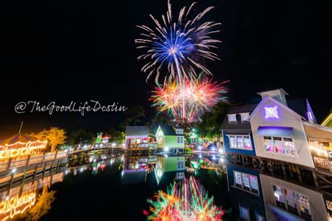 Best Places to Watch the Baytowne Wharf Fireworks - The Good Life Destin