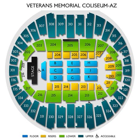 Veterans Memorial Coliseum at Arizona State Fair Seating Chart | Vivid ...