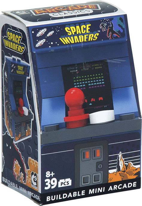 Basic Fun Arcade Classics Space Invaders Buildable Mini Arcades ...