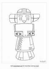 Hopi Kachina Doll Coloring Page Sketch sketch template