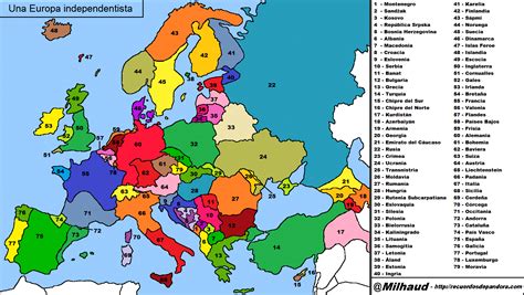 Mapa de europa con division politica y nombres y capitales - Imagui