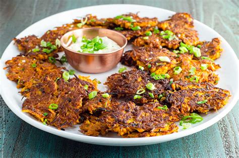 Sweet Potato Latkes: Crispy Sweet and Savory Perfection - Umami Girl