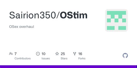 GitHub - Sairion350/OStim: OSex overhaul