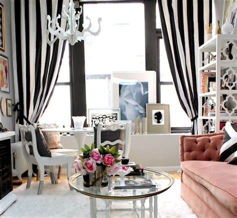 Creative Black And White Patterned Curtain Ideas