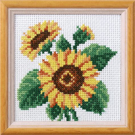 Cross Stitch Kit Sunflower