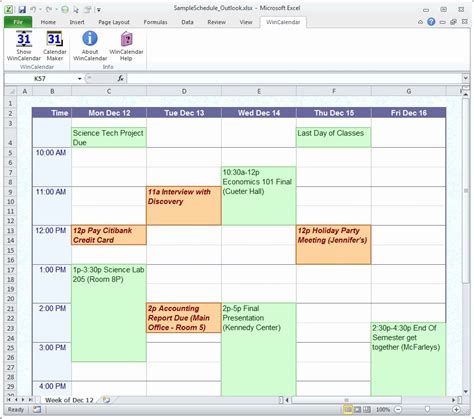 How To Create A Weekly Calendar In Word