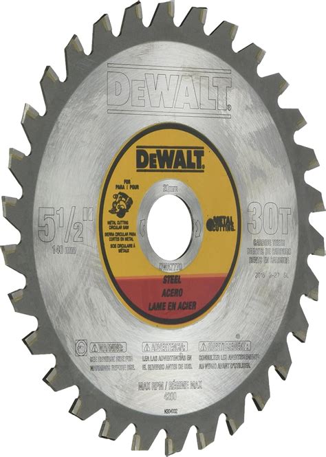 DEWALT DWA7770 5-1/2-Inch Metal Cutting Blade: Amazon.co.uk: DIY & Tools