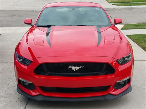 2015-2017 New Ford Mustang Hood Spears Stripes Vinyl Decals Graphics Stickers - Rocky Mountain ...