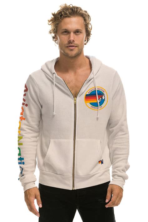 AVIATOR NATION HOODIE - SAND - Aviator Nation