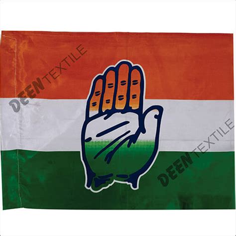 Nylon Congress Party Flag at Best Price in Ahmedabad | Deen Textile