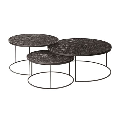 Ethnicraft • Tabwa Nesting Coffee Table Set • Outdoor Lighting And Furniture Mall.Enhance Your ...