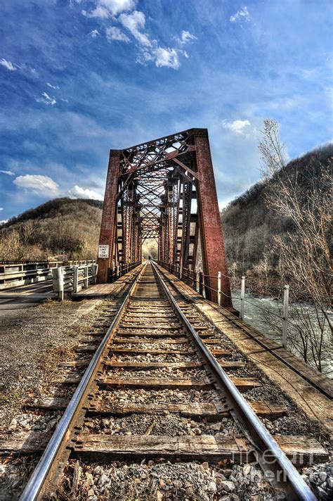 Railroad bridge into Thurmond WV Photograph by Dan Friend - Fine Art ...