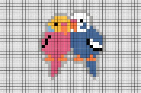 Parakeet Pixel Art | Cross stitch bird, Cross stitch patterns, Cross stitch art