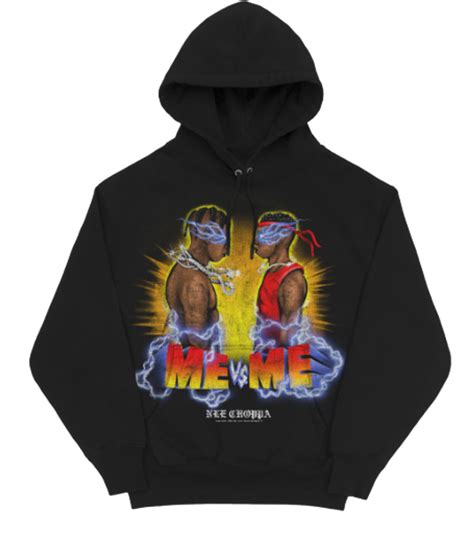 NLE Choppa Merch Face Off Black Hoodie | WHAT’S ON THE STAR?