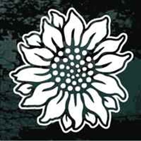 Sunflower Bloom Decals & Stickers | Decal Junky