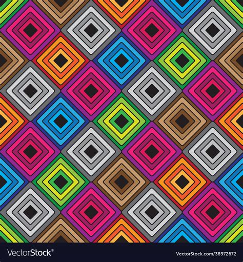 Seamless rhombus design pattern Royalty Free Vector Image