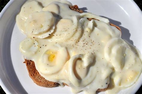 Cooking: Creamed Eggs | Creamed eggs on toast, Recipes, Food