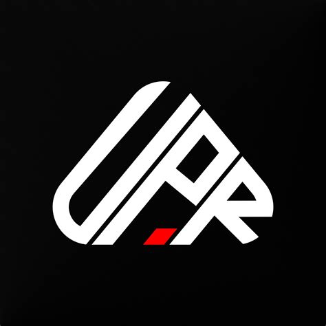 UPR letter logo creative design with vector graphic, UPR simple and ...