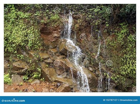 Tungareshwar waterfall stock image. Image of tungareshwar - 152787127