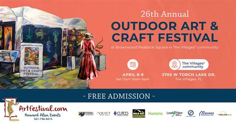 26th Annual Brownwood Paddock Square Art & Craft Festival -The Villages, FL, Brownwood Paddock ...