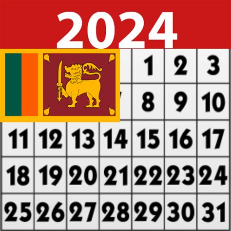 Sri Lanka Calendar 2024 With Mercantile Holidays - Lola Sibbie