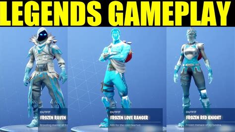 Fortnite Frozen Legends Pack Gameplay New 25,000 v-buck Christmas Skins!! - YouTube