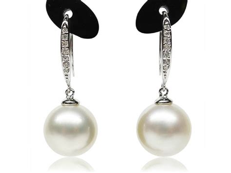 Akoya Pearl Earrings 14K White Gold [AE788438C] - $399.20 - Pearls Lover | Pearl | Pearl Jewelry ...