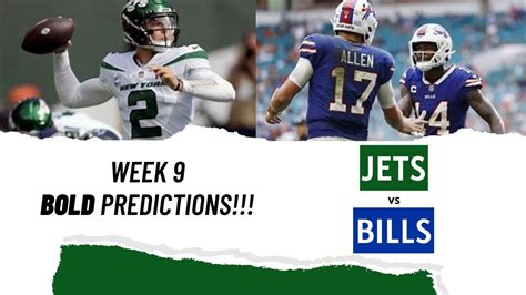 Jets vs Bills. My 5 BOLD PREDICTIONS! - YouTube