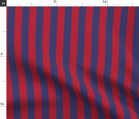 USA Flag Blue and Red Stripes Fabric | Spoonflower