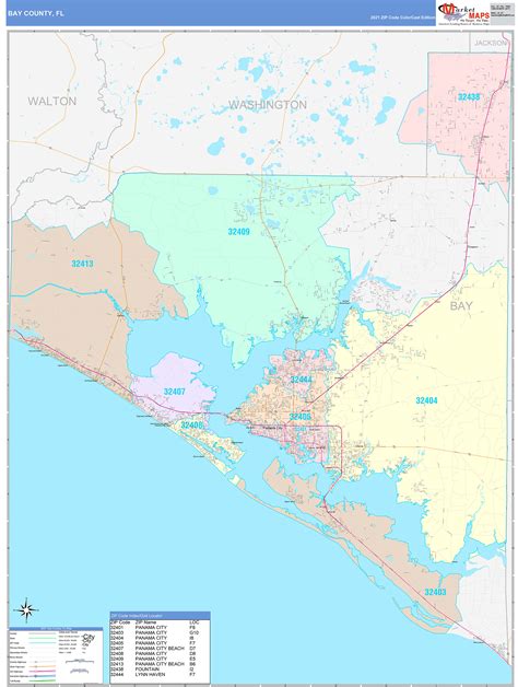 Bay Area County Map