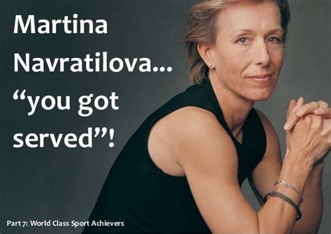 Martina Navratilova Motivational message and Quotes