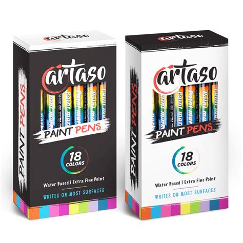 Create a stunning product package design for colorful art pens! | Product packaging contest