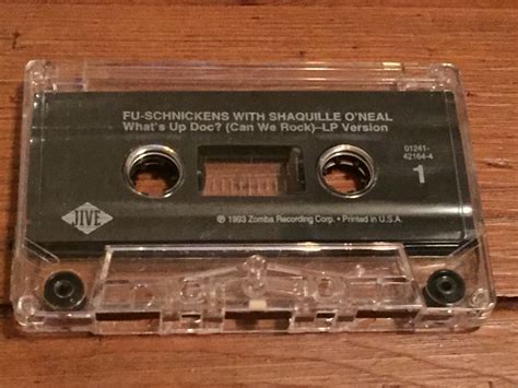 FU-SCHNICKENS + SHAQ - WHAT'S UP DOC? 1993 RARE CASSETTE TAPE ♫ | eBay