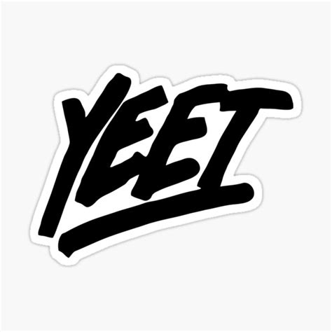 "Yeet Merch Yeet Logo" Sticker for Sale by SamibShop | Redbubble