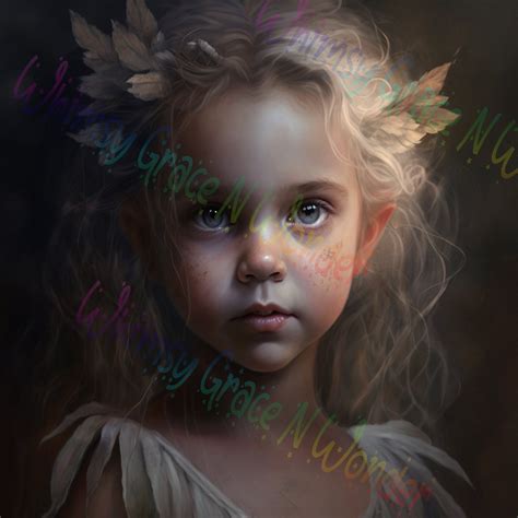 Fairy Fae Fantasy Elf Child Innocence Digital PNG - Etsy