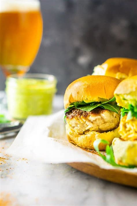 Crab Cake Sliders With Basil-Avocado Aioli - Burrata and Bubbles