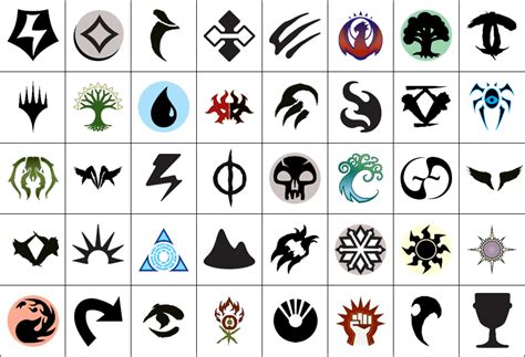 Printable Magic The Gathering Symbols