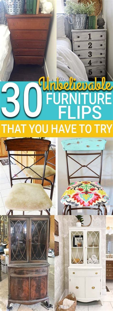 30 Unbelievable Before & After Furniture Flip Ideas - Forever Free By Any Means | Repurposed ...