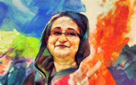 Sheikh Hasina: Ambassador of Peace in 2021 | Digital artwork, Artist, Drawings