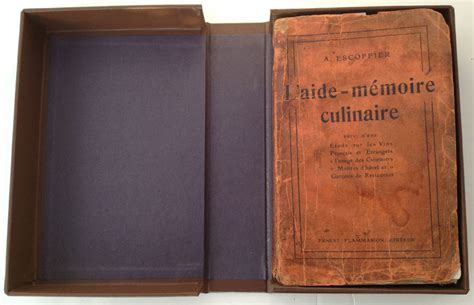 Livre Des Menus Auguste Escoffier Bauman Rare Books, 42% OFF