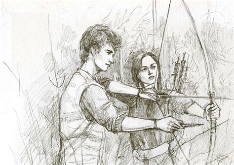 Katniss and Gale - Katniss and Gale Fan Art (39182370) - Fanpop