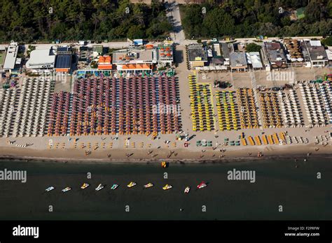 Aerial photograph of a beach at the Adriatic coast Stock Photo - Alamy