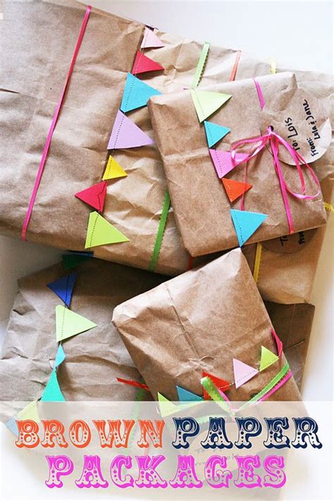 Brown Paper Packages | Homemade Ginger | Brown paper packages, Gift wrapping, Diy gift wrapping