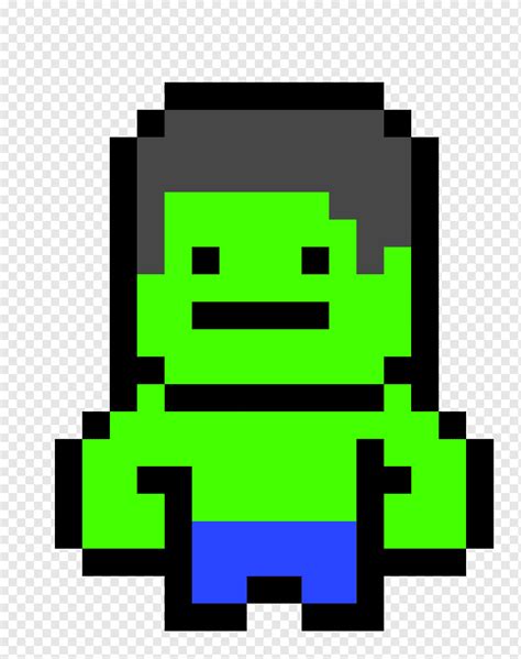 Hulk Minecraft Pixel art YouTube, Hulk, marvel Avengers Assemble, text, superhero png | PNGWing